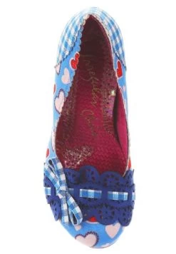 Irregular Choice Make My Day Blue -Chic Shoes Store MMDBL4