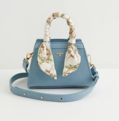 Fable England Mini Alice Tote Blue -Chic Shoes Store MiniAliceBlueTote3