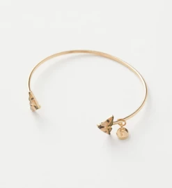 Fable England Enamel Moth Bangle