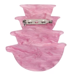 Erstwilder Vintage Kitchen Nannas Prized Flower Bowls Brooch -Chic Shoes Store NanaPink2