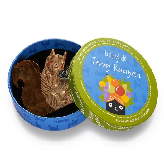 Erstwilder Terry Runyan Nordic Messenger Brooch 2 Erstwilder Terry Runyan Nordic Messenger Brooch - Image 2