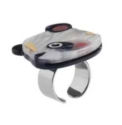 Erstwilder Pete Cromer Wildlife The Patient Panda Ring -Chic Shoes Store PatientPanda3