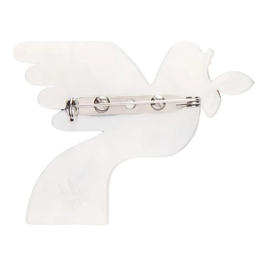 Erstwilder Modern Holiday Peace And Love Brooch 3 Erstwilder Modern Holiday Peace And Love Brooch - Image 3