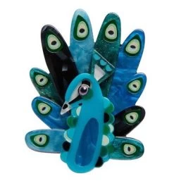 Erstwilder Pete Cromer Wildlife The Picturesque Peacock Brooch
