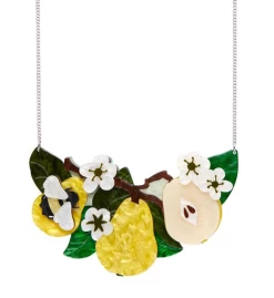 Erstwilder Botanical Fruit Compare The Pear Statement Necklace
