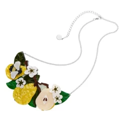 Erstwilder Botanical Fruit Compare The Pear Statement Necklace -Chic Shoes Store PearNL3