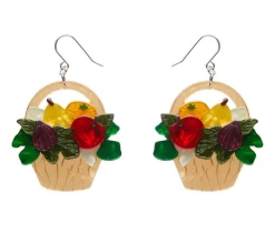 Erstwilder Botanical Fruit Picnic Party Starter Drop Earrings