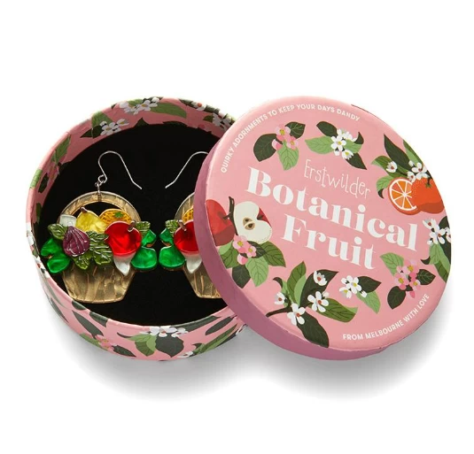 Erstwilder Botanical Fruit Picnic Party Starter Drop Earrings 2 Erstwilder Botanical Fruit Picnic Party Starter Drop Earrings - Image 2