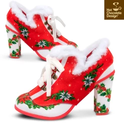 Hot Chocolate Design Poinsettia -Chic Shoes Store Poinsettia10