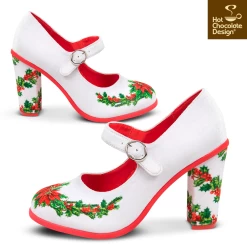 Hot Chocolate Design Poinsettia -Chic Shoes Store Poinsettia11