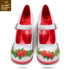 Hot Chocolate Design Poinsettia -Chic Shoes Store Poinsettia6