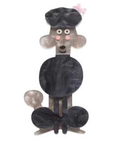 Erstwilder Terry Runyan Poodle Along Brooch