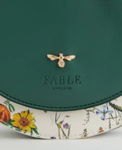 Fable England Pumpkin Green Saddle Bag -Chic Shoes Store PumpkinSaddle4