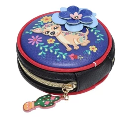 Vendula Mexican Garden Round Coin Purse -Chic Shoes Store RoundCoin5