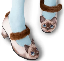 Hot Chocolate Design Siamese Cat -Chic Shoes Store Siamese5