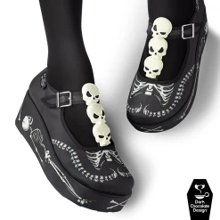 Hot Chocolate Design Skeletons Under Your Bed -Chic Shoes Store Skeletons5