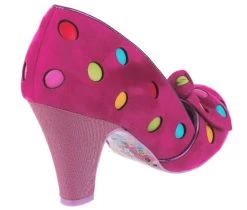 Irregular Choice Spot The Dot Pink -Chic Shoes Store SpotPK3