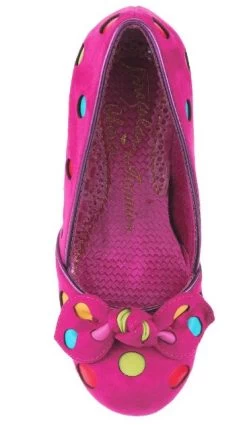 Irregular Choice Spot The Dot Pink -Chic Shoes Store SpotPK4