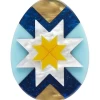 Erstwilder Pysanky Star Of Wisdom Brooch
