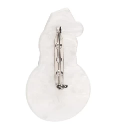 Erstwilder Modern Holiday Stay Frosty Snowman Brooch -Chic Shoes Store StayFrosty3