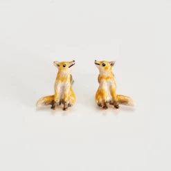 Fable England Fox Stud Earrings