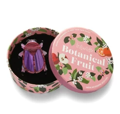 Erstwilder Botanical Fruit Summer Scarab Brooch 5 Erstwilder Botanical Fruit Summer Scarab Brooch -Chic Shoes Store SummerScarab3