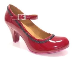 Cristofoli Autumnal Tania Deep Red Patent