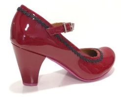 Cristofoli Autumnal Tania Deep Red Patent -Chic Shoes Store TaniaDR4