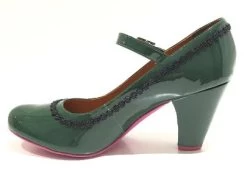 Cristofoli Tania Patent Dark Green -Chic Shoes Store TaniaGN5