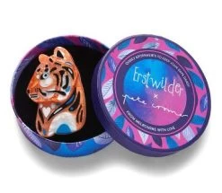 Erstwilder Pete Cromer Wildlife The Tranquil Tiger Brooch 5 Erstwilder Pete Cromer Wildlife The Tranquil Tiger Brooch -Chic Shoes Store Tiger3