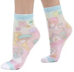 Irregular Choice Sanrio Twin Stars Dream Socks