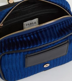 Fable England Vivianne Velvet Camera Bag Sapphire Blue 8 Fable England Vivianne Velvet Camera Bag Sapphire Blue -Chic Shoes Store VivianneBag4