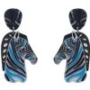 Erstwilder Pete Cromer Wildlife The Zealous Zebra Earrings