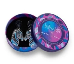 Erstwilder Pete Cromer Wildlife The Zealous Zebra Earrings -Chic Shoes Store ZealousZebra2 bdf46218 74bc 4d1b 90e9 6bb3d6c1a28a